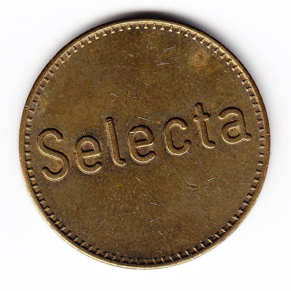 Switzerland Selecta Vending Machine Token (b88)
